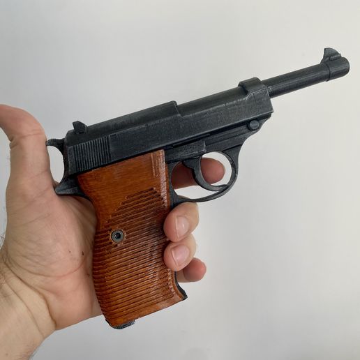 Walther P-38 Grips-Early Checkered Pattern - Handguns of the