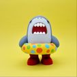 20230418_120807.jpg CUTE SHARK WITH LEGS FLEXI PRINT-IN-PLACE, ARTICULATED TOY