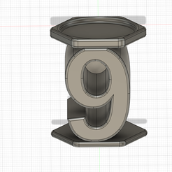 PORTE-BOUGIE-9-v2.png Archivo STL Nuevo portavelas de cumpleaños (9)・Plan imprimible en 3D para descargar