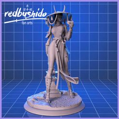 CLAY-1.jpg Файл STL Samurai Woman .STL FILE・Идея 3D-печати для скачивания, RedBushido