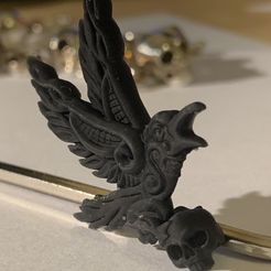 unnamed.jpg Fichier STL Corbeau・Objet pour imprimante 3D à télécharger