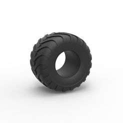 1.jpg 3D-Datei Diecast Monster Jam Reifen 8 Maßstab 1:25・Design zum Herunterladen und 3D-Drucken, CosplayItemsRock