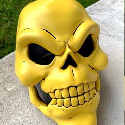 photoreview_01.jpg Archivo 3D Máscara de Skeletor - Casco de Skeletor - He Man - Masters Of The Universe Cosplay・Objeto para impresora 3D para descargar