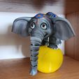 Print-in-Place Circus Elephant with 3MF and XL Versions Included!