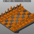 Magnetic-Czech-Chess-Club-Set-schematic.jpg Czech-Style Magnetic Chess Set inspired by the Queen's Gambit (Full Set)