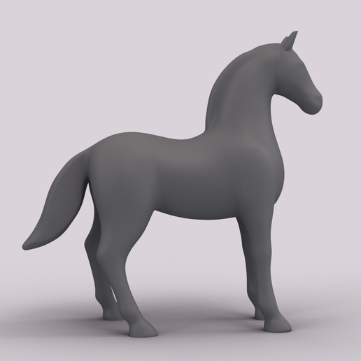 04168.png 2026 Year of the Fire Horse - Chinese Zodiac Lunar New Year Statue STL