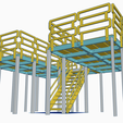 Screen-Shot-2023-01-11-at-9.42.35-PM.png STL-Datei 1/10 Scale Modular Mezzanine für Ihre Scale RC Garage oder Diorama・Design für 3D-Drucker zum herunterladen