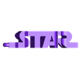 STARWARS.stl Файл STL Перевернуть текст: Звездные войны・Дизайн для загрузки и 3D-печати