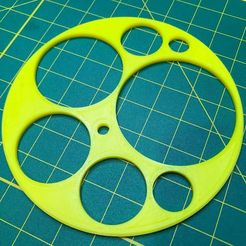 Plantilla de círculos métricos