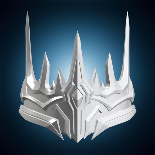 Fantasy Spiked Crown Accessory 3D Print Model