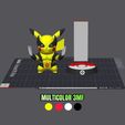 z5764594227434_15ebb0fd101adf9dd6c3637099fedad9.jpg Pikachu Wolverine - STL & 3mf Multicolor