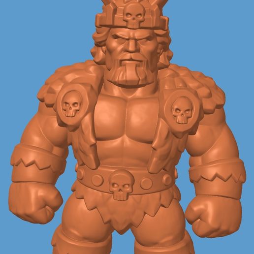 Barbarian muscle style wrestler