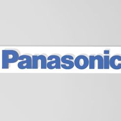 11.jpg Archivo STL LOGOTIPO PANASONIC・Plan de impresora 3D para descargar