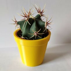 PlainVase1.jpg Fichier 3D gratuit Pot à cactus Ikea・Plan pour impression 3D à télécharger