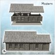 3.jpg Long modern house with column awning and wooden fence (7) - Cold Era Modern Warfare Conflict World War 3