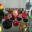 1656695904057.jpg STL file GRINDER GRINDER GRINDER GRINDER GRINDER CRUSHER KEYCHAIN COOKIE 420 KEYCHAIN GRINDER WEED GRINDER・Template to download and 3D print