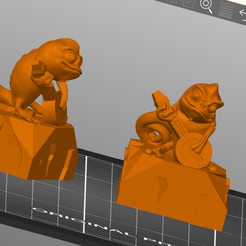 chameleon.png STL file Chameleon with a guitar・3D printer design to download