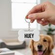 unnamed.jpg Custom Pet Tag 3MF Digital File - Dog Bone Keyring for 3D Printing - Editable Name Design AMS and Non AMS