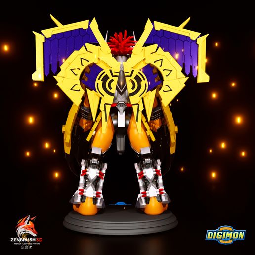2.jpg Digimon - WarGreymon STL - 3D PRINTING
