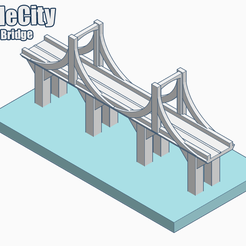 SuspensfulBridge.png Free STL file GreebleCity: Suspensful Bridge・3D printable model to download