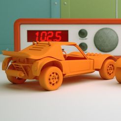 Render 1 1.jpg Fichier STL Maquette Rallye Buggy・Idée pour impression 3D à télécharger