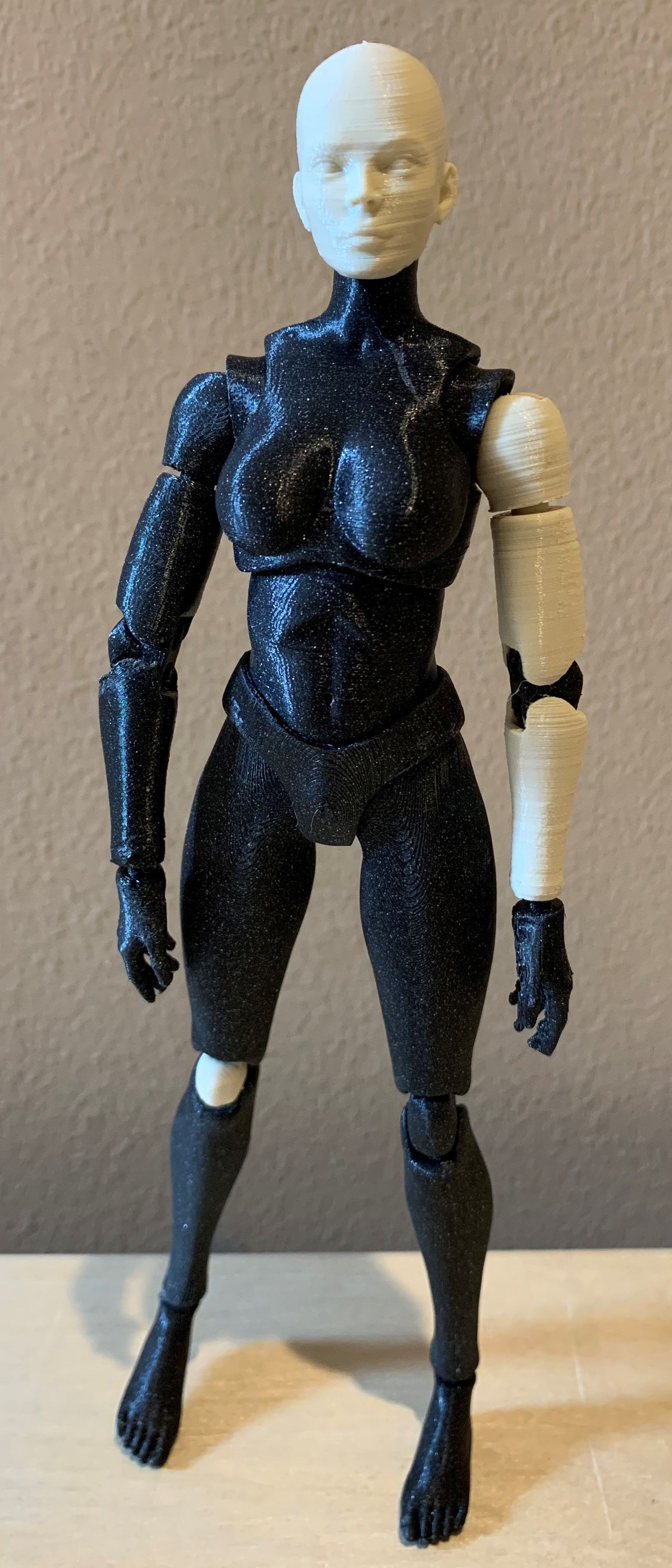 3d Printed Articulated Poseable Female Figure • Made With Prusa I3 Mk3s