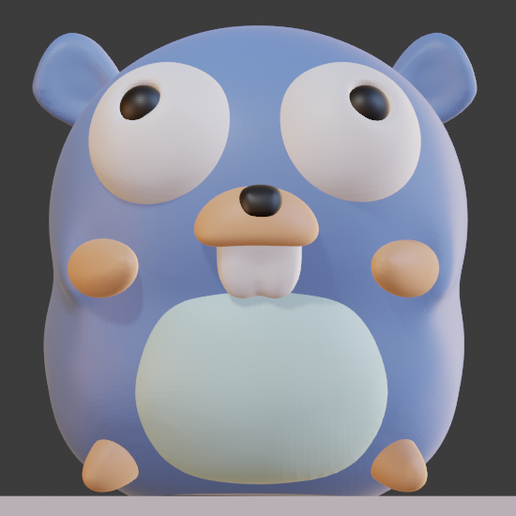 Download free STL file Go Gopher • 3D print object ・ Cults