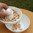 20230629_141730.jpg Pistachio squirrel container with double bottom for shells