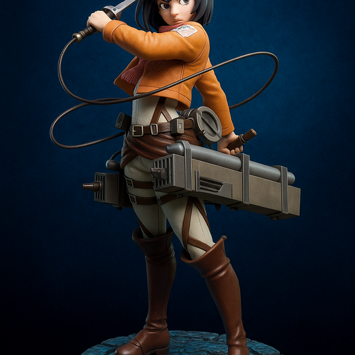 Mikasa Ackerman ready to 3D Print 3D model