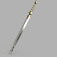 gyyfy.png Nanatsu No Taizai - Seven Deadly sins - Excalibur First form - Arthur Pendragon's sword -3D Model
