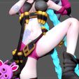 21.jpg JINX LEAGUE OF LEGENDS PRETTY sexy GIRL GAME ANIME CHARACTER LOL
