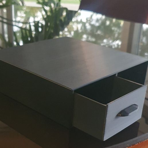 📦 Monitor Riser Box 20x20x6cm with 2 Drawers・Free STL File for 3D ...