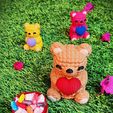 bear_love_crochet_container_04.jpg Bear Love - Valentine's Day multicolor knitted container - Not needed supports