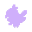 0520 normal registered.stl Unfezant Line - Pokemon Silhouette Frame | Box sprite | STL