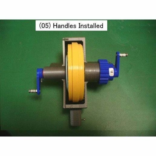 05-Handle-Install01.jpg Componente de motor a jato : Engrenagem planetária