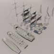 PirateGalley-8.jpg Pirate Galley 28 MM Tabletop Terrain