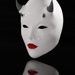 geisha-devil-vers-3d-model-603ce9503a.jpg Exquisite Geisha Mask