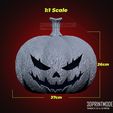 Jack_O_Lantern_Halloween_3d_print_model_stl_file_06.jpg Jack O Lantern Cosplay - Halloween Pumpkin Head Costume - Premium STL