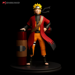 \@ | ZENBRUSH3D ; ! : a aD aes . Naruto Sennin Mōdo 3D PRINTING MODEL STL