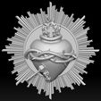 A2.jpg Sacred Heart of Jesus 2 3D Printed Model