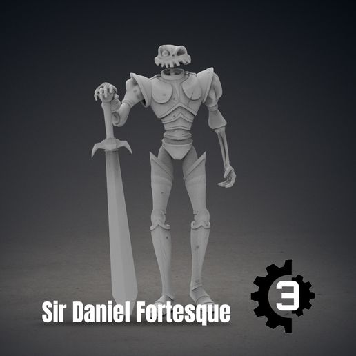👤 Sir Daniel Fortesque・ 3D File for ・Cults