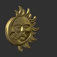 3.jpg Sun and Moon Pendant 3D print model