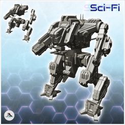 1-PREM.jpg Fichier STL Robot de combat Otris (29) - Futur Sci-Fi SF Post apocalyptique Tabletop Scifi Wargaming Exploration planétaire RPG・Objet pour impression 3D à télécharger