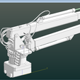2.png 1:1 Scale Hydraulic Crane of Sea Vescue Vessel | Static Marine Equipment 3D Model Step file