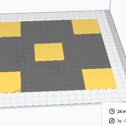 printertest1.jpg Archivo STL gratis Prueba rápida de nivelación de la impresora・Diseño por impresión en 3D para descargar