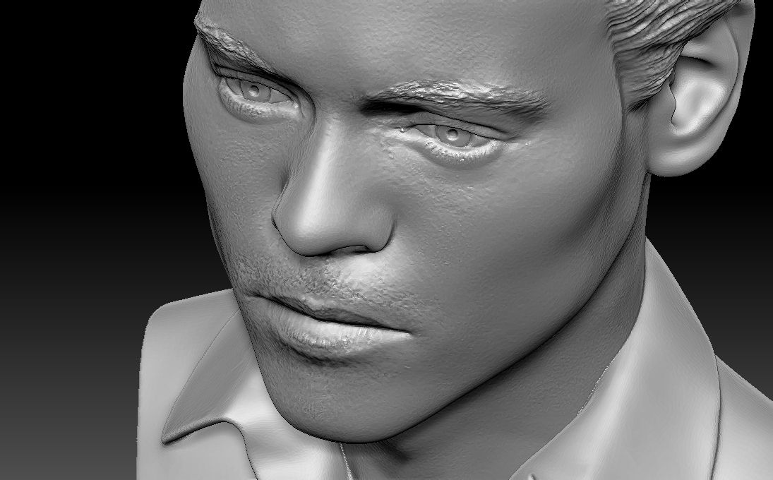 25.jpg Télécharger fichier Impression 3D du buste d'Harry Styles aux formats stl obj prêts à l'emploi • Design pour impression 3D, PrintedReality