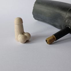 20230713_123548.jpg STL file PENIS VALVE CAP (SCHRADER VALVE)・3D print design to download