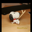 snoopy-peanuts.png Tea bag holder, Fisher Snoopy