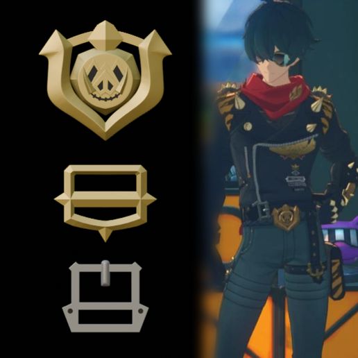 💤 Lighter Belt Accessory - Zenless Zone Zero・ STL File for
