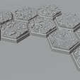 ovw2.png 10x 35x30mm hex base with stoney barren v2 (battletech etc.)